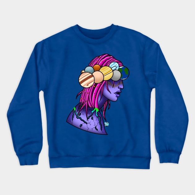 Hush Crewneck Sweatshirt by ColorMix Studios